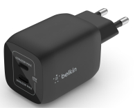 BELKIN Ładowarka podwójna ścienna 65W USB-C GAN z PPS czarna WCH013vfBK - 1121655 - zdjęcie 5